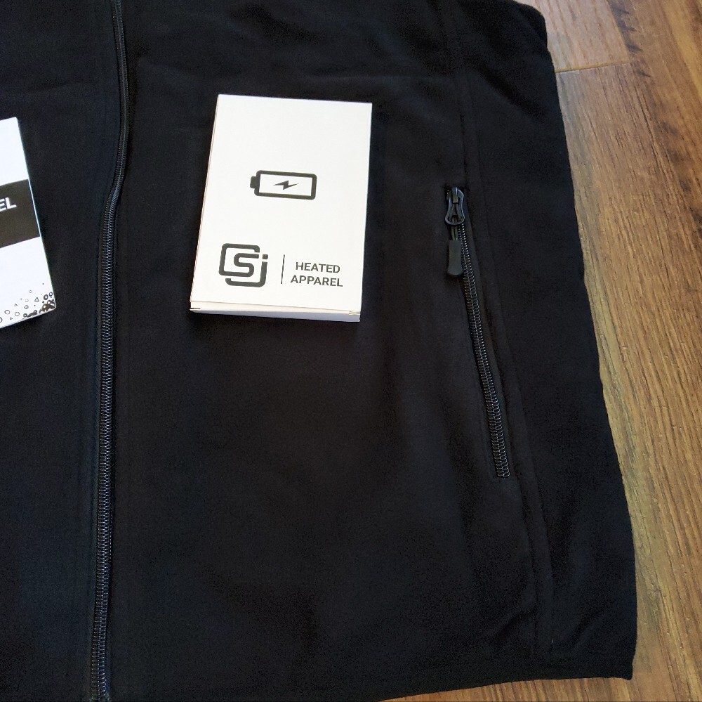 Mens Vest Heated Apparel Black Heated Jacket - Heated Apparel XL NIP NWT - Picture 4 of 10